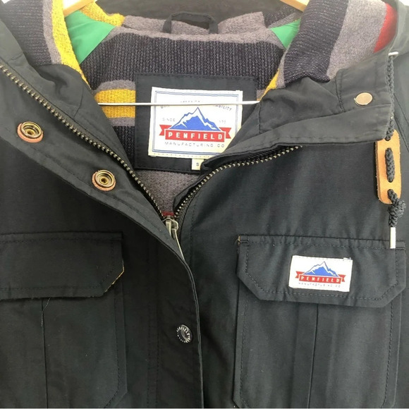 Penfield Navy Blue 60/40 Hooded Jacket Small - Picture 9 of 16